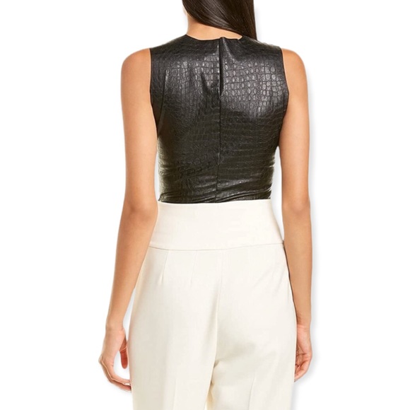 Commando Faux Leather Croc Bodysuit - Picture 2 of 6